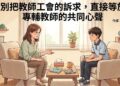 別把教師工會的訴求,直接等於專輔教師的共同心聲