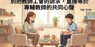 別把教師工會的訴求,直接等於專輔教師的共同心聲
