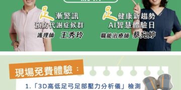 足底藏健康密碼,看見代謝警訊【足弓、步態、代謝】聖功醫院AI科技前進失能預防