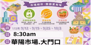 彰化華陽、民權市場來趣.踅市仔(場) 兌換加倍券活動開鑼
