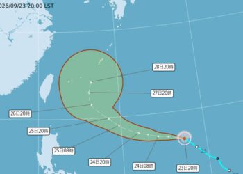 舒力基颱風生成 一路向西後迴轉「下周最接近台灣」