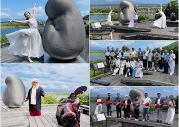 康木祥《無限智》作品登島開展 龜山島散發藝術氣息