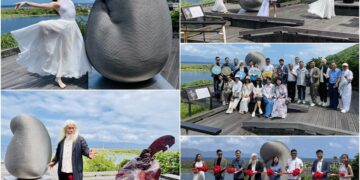 康木祥《無限智》作品登島開展　龜山島散發藝術氣息