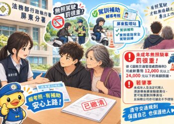 無照駕駛遭裁罰,屏東分署報「好康」化解憂慮,慈母霸氣繳清!