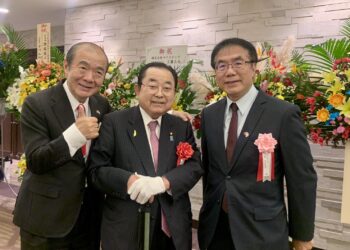 與日本好朋友分享國慶喜悅 黃偉哲帶台南農產亮相福岡國慶酒會
