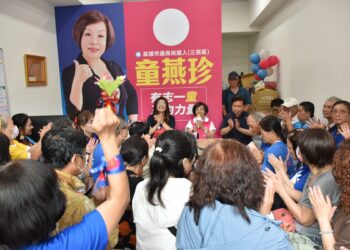 三民區第三席成藍營擴席關鍵　鄭麗文：童燕珍上就是全壘打