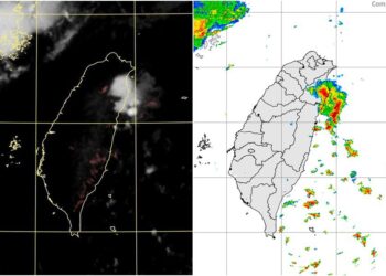 影音/20261004晚間對流雲系旺盛 宜蘭豪雨特報