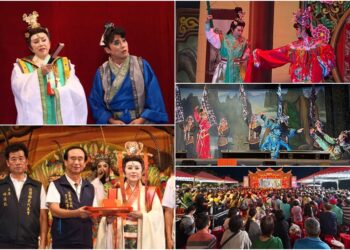 壯圍重陽敬老 孫翠鳳率「明華園」演大戲 鄉民過足戲癮