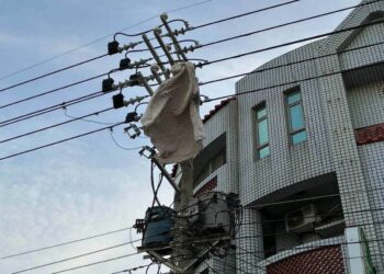 薔琵颱風造成彰化地區停電6仟餘戶 台電積極搶修中