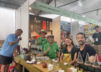 大葉大學USR團隊參與南投茶博   茶葉低碳生活大學館展成果