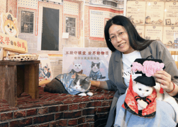 迎接世界動物日 五股守讓堂邀請民眾帶毛孩體驗漢服拍攝