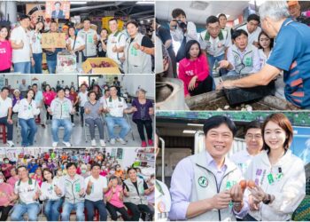 宜市蓋漳行腳 林國漳密集走訪市場與社區搏感情