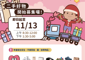 新北歡樂耶誕城跳蚤市場11月登場　募集二手物品傳遞愛心與惜物理念